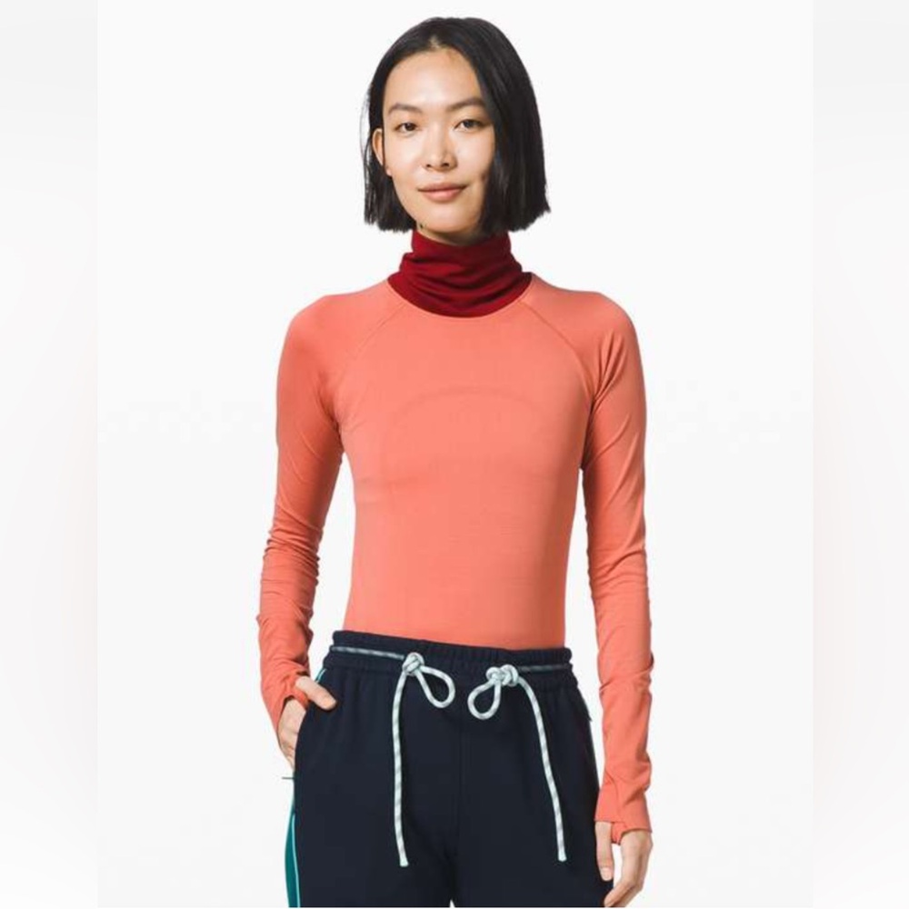 Lululemon x Roksanda Swiftly Break New Ground Top 4 Rustic Coral
